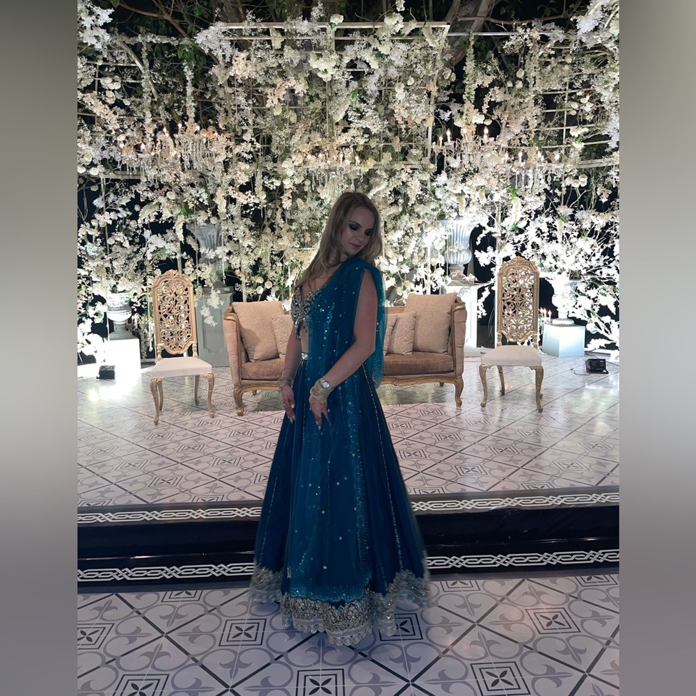 Emerald Green Lehenga - worn once